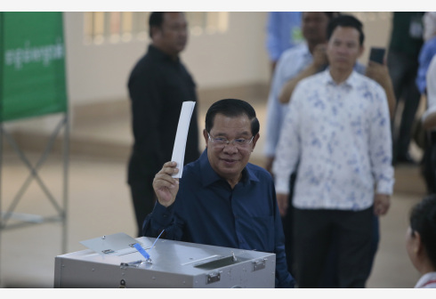 Cambodia's parliament elects woman as president for 1st time in history